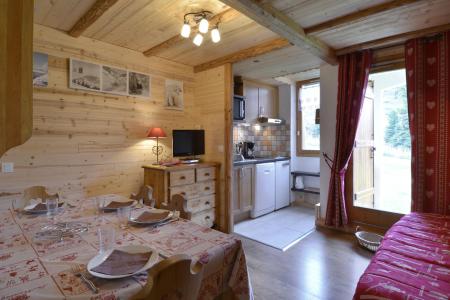 Vakantie in de bergen Studio bergnis 4 personen (03) - Résidence Onyx - La Plagne - Woonkamer