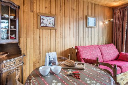 Vakantie in de bergen Studio cabine 4 personen (408) - Résidence Ourse Bleue - Courchevel - Woonkamer