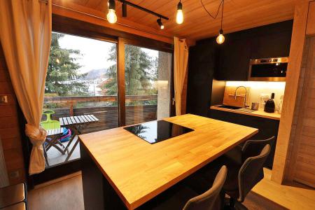 Holiday in mountain resort 3 room apartment cabin 8 people - Résidence Outa - Les Gets - Living room