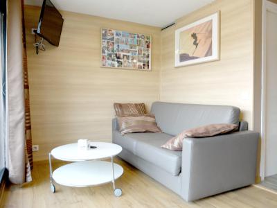 Holiday in mountain resort Studio sleeping corner 4 people (0409) - Résidence Palafour - Tignes - Living room