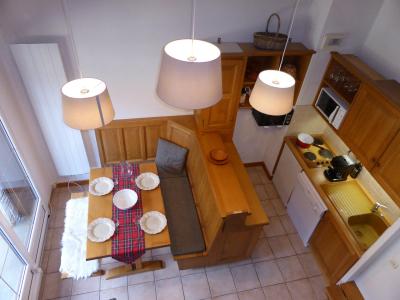 Vakantie in de bergen Studio mezzanine 4 personen (CT839) - Résidence Palmes d'Or - Les Contamines-Montjoie - Woonkamer