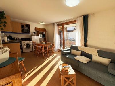 Urlaub in den Bergen Studio Schlafnische 4 Personen (865) - Résidence Parc des Airelles - Les Orres - Wohnzimmer