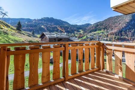 Urlaub in den Bergen 4 Zimmer Maisonettewohnung für 6 Personen (520) - Résidence Parnasse 1 - La Clusaz - Terrasse