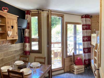 Vakantie in de bergen Studio 4 personen (382) - Résidence Pas du Lac  - Avoriaz - Woonkamer