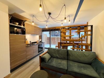 Vacaciones en montaña Apartamento 2 piezas cabina para 5 personas - Résidence Pearl - Les Gets - Estancia