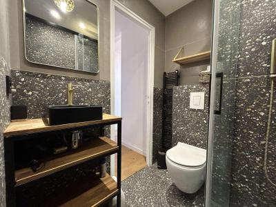 Vacances en montagne Studio coin nuit 4 personnes (4300) - Résidence Pellenches - Serre Chevalier - Salle d'eau