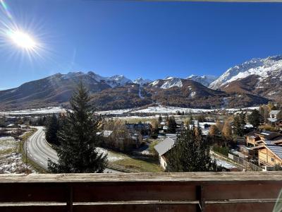 Urlaub in den Bergen Studio Schlafnische für 4 Personen (4300) - Résidence Pellenches - Serre Chevalier - Balkon