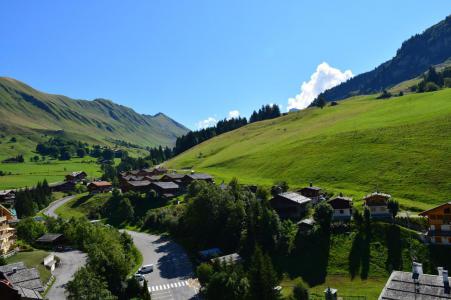 Vacaciones en montaña Apartamento 2 piezas cabina para 6 personas (003) - Résidence Perralpes - Le Grand Bornand - Balcón