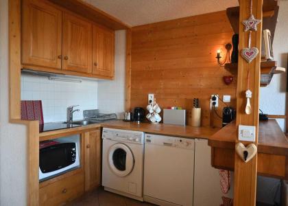 Urlaub in den Bergen 3-Zimmer-Holzhütte für 7 Personen - Résidence Petite Ourse A - Peisey-Vallandry - Küche