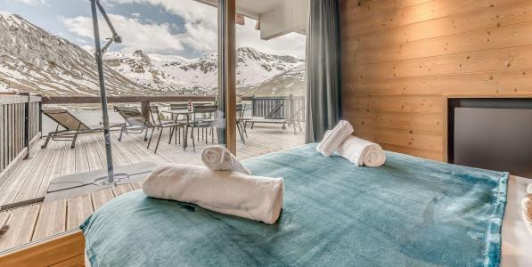 Urlaub in den Bergen 2-Zimmer-Holzhütte für 5 Personen (103P) - Résidence Phoenix - Tignes - Schlafzimmer