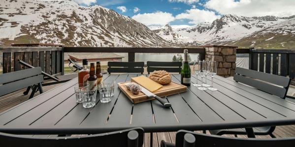 Urlaub in den Bergen 2-Zimmer-Holzhütte für 5 Personen (103P) - Résidence Phoenix - Tignes - Terrasse