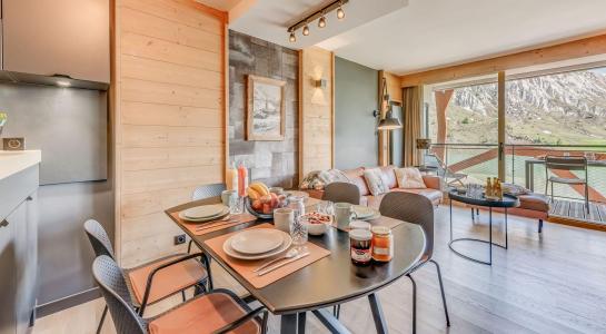 Urlaub in den Bergen 2-Zimmer-Holzhütte für 5 Personen (402P) - Résidence Phoenix - Tignes - Wohnzimmer