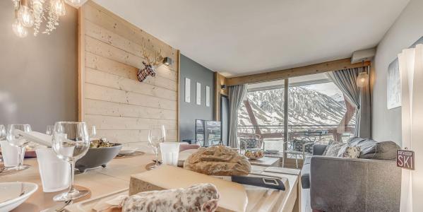 Holiday in mountain resort 3 room apartment cabin 6 people (602P) - Résidence Phoenix - Tignes - Living room