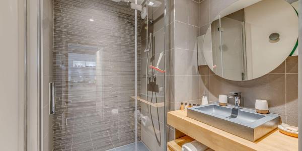 Holiday in mountain resort 3 room apartment cabin 6 people (602P) - Résidence Phoenix - Tignes - Shower room