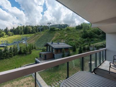 Urlaub in den Bergen 3-Zimmer-Holzhütte für 4 Personen (404) - Résidence Phoenix - Courchevel - Balkon