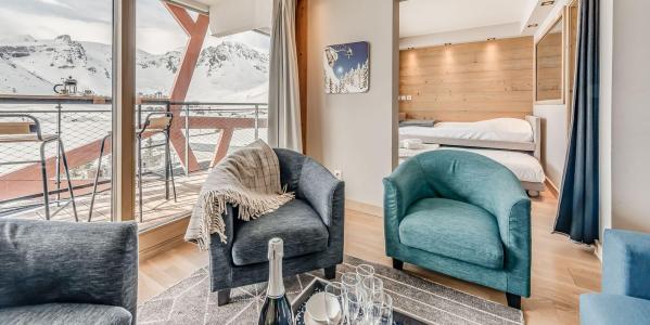 Holiday in mountain resort 4 room apartment sleeping corner 6 people (302P) - Résidence Phoenix - Tignes - Living room