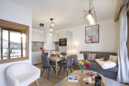 Urlaub in den Bergen 2-Zimmer-Holzhütte für 4 Personen (C23) - Résidence Phoenix C - Alpe d'Huez - Wohnzimmer