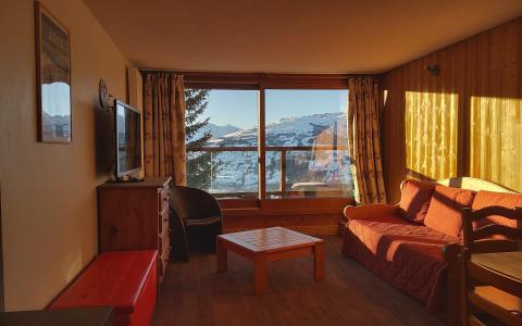 Urlaub in den Bergen 2-Zimmer-Holzhütte für 7 Personen (3125) - Résidence Pierre Blanche - Les Arcs - Wohnzimmer