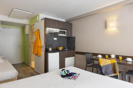 Vakantie in de bergen Studio 3 personen - Résidence Pierre Blanche - Les Menuires - Woonkamer