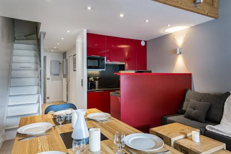 Vacanze in montagna Appartamento 4 stanze con mezzanino per 8 persone (209) - Résidence Pierre et Vacances Centre - Val d'Isère - Tavolo