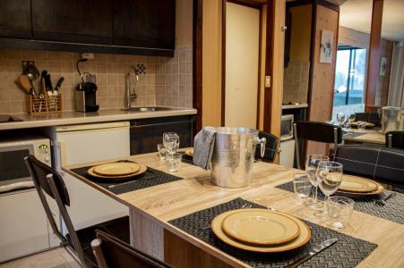 Holiday in mountain resort Studio 4 people (D1C) - Résidence Pignals - Isola 2000 - Kitchenette