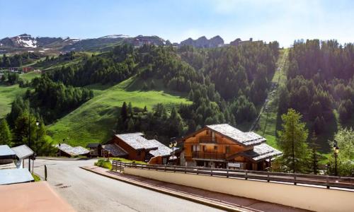 Ski verhuur Studio 4 personen (Sélection 25m²-1) - Résidence Plagne Lauze - Maeva Home - La Plagne - Buiten zomer