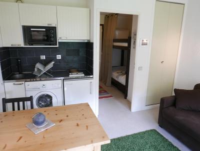 Vakantie in de bergen Studio cabine 4 personen (D3) - Résidence Plan Soleil - Valloire - Woonkamer