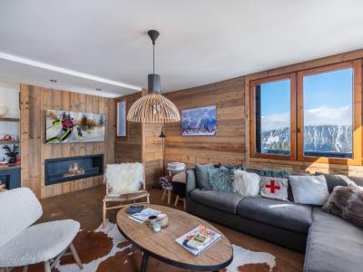 Urlaub in den Bergen 4-Zimmer-Appartment für 6 Personen (C3) - Résidence Plein Ciel - Courchevel - Wohnzimmer