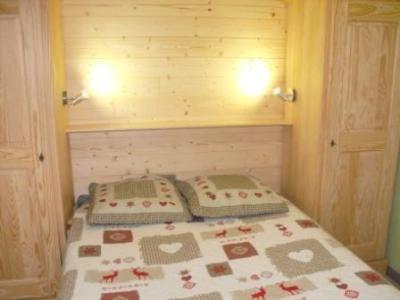 Urlaub in den Bergen 2-Zimmer-Holzhütte für 6 Personen - Résidence Plein Soleil - Les Gets - Offener Schlafbereich