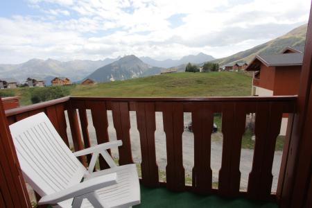 Vacances en montagne Studio mezzanine 4 personnes (B63) - Résidence Plein Soleil - La Toussuire - Terrasse