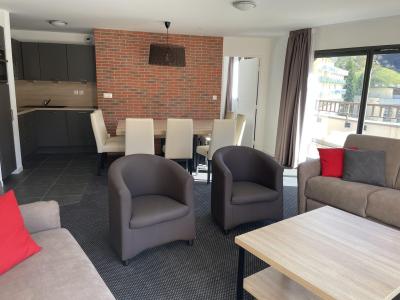 Holiday in mountain resort 3 room apartment sleeping corner 10 people (P60) - Résidence Portillo - Gourette - Living room