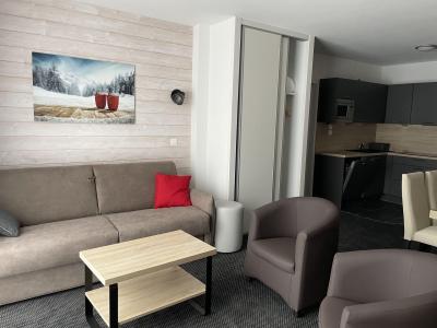 Urlaub in den Bergen 3-Zimmer-Berghütte für 8 Personen (P32) - Résidence Portillo - Gourette - Wohnzimmer