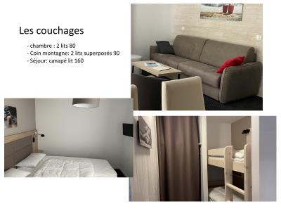 Каникулы в горах Апартаменты со спальней и комнатой кабиной 6 чел. (P14) - Résidence Portillo - Gourette