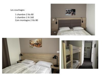 Holiday in mountain resort 3 room apartment sleeping corner 8 people (P19) - Résidence Portillo - Gourette