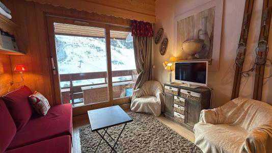 Urlaub in den Bergen 4 Zimmer Maisonettewohnung für 6 Personen (1109) - Résidence Pralin - Méribel-Mottaret - Wohnzimmer