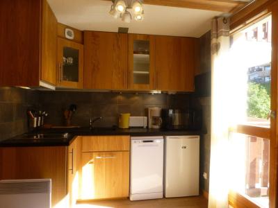 Vacaciones en montaña Apartamento cabina 2 piezas para 6 personas (5239) - Résidence Praz de l'Ours B - Peisey-Vallandry - Cocina abierta