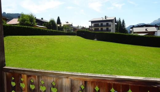 Vacances en montagne Appartement 2 pièces cabine 5 personnes (212) - Résidence Praz du Soleil - Les Gets - Terrasse