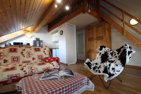 Vakantie in de bergen Studio mezzanine 4 personen (F403) - Résidence Pré du Moulin F - Serre Chevalier - Woonkamer