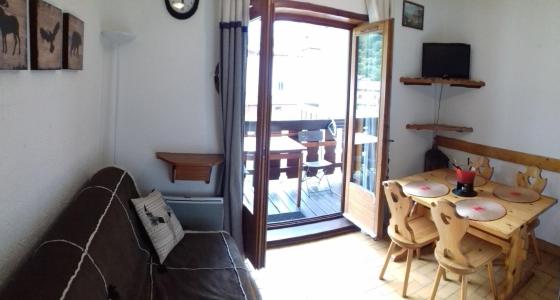 Vakantie in de bergen Studio cabine 4 personen (2) - Résidence Pré Malin - Valloire - Woonkamer