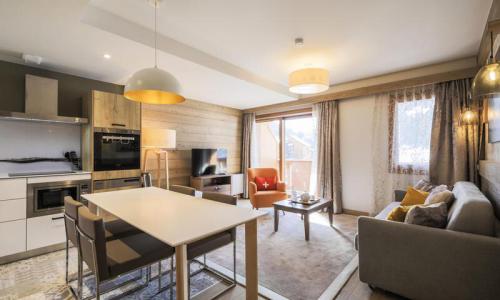 Аренда на лыжном курорте Апартаменты 3 комнат 6 чел. (Prestige 61m²-3) - Résidence Premium l'Hévana - Maeva Home - Méribel - летом под открытым небом