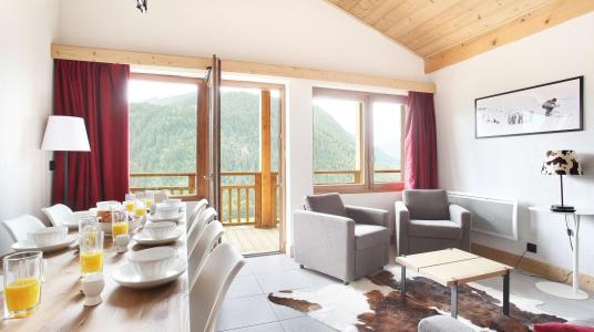 Holiday in mountain resort Résidence Prestige les Fermes de Châtel - Châtel - Living room