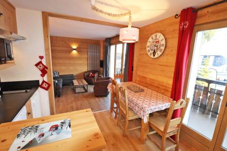 Urlaub in den Bergen 3-Zimmer-Holzhütte für 6 Personen - Résidence Ranfolly - Les Gets - Wohnzimmer