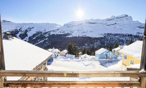 Holiday in mountain resort 4 room apartment 8 people (Prestige 81m²-1) - Résidence Refuge du Golf 2 - MH - Flaine - Summer outside