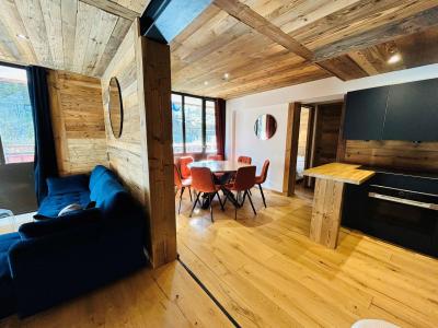 Vakantie in de bergen Appartement 3 kabine kamers 8 personen (108) - Résidence Rond Point des Pistes A - Tignes - Woonkamer