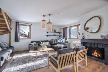 Wakacje w górach Apartament duplex 5 pokojowy 10 osób (ALASKA 6) - Résidence Rosaël - Alaska - Val Thorens - Pokój gościnny