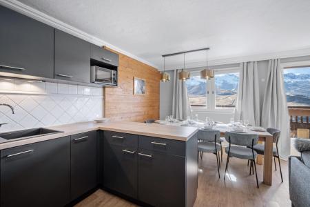 Vacaciones en montaña Apartamento 6 piezas para 10 personas (ROSAEL 4) - Résidence Rosaël - Alaska - Val Thorens - Cocina