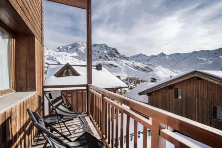 Vacaciones en montaña Apartamento dúplex 4 piezas 12 personas (ALASKA 6) - Résidence Rosaël - Alaska - Val Thorens - Balcón