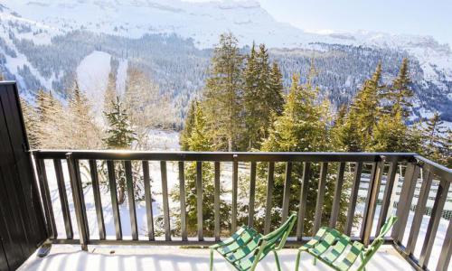 Rent in ski resort 2 room apartment 6 people (Budget 37m²-2) - Résidence Sagittaire - Maeva Home - Flaine - Summer outside