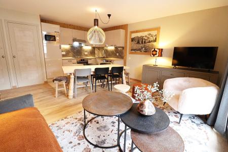 Holiday in mountain resort 3 room apartment 6 people (92) - Résidence Saint Guibert - Les Gets - Living room