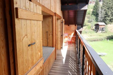 Vakantie in de bergen Appartement 3 kamers 6 personen (CH) - Résidence Saint Guibert - Les Gets - Buiten zomer